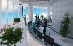 調度室操作臺與監控電視墻距離是多少？